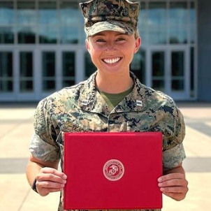 2023 Ms. Military Lt. Riley Tejcek has been promoted to Captain in the USMC.